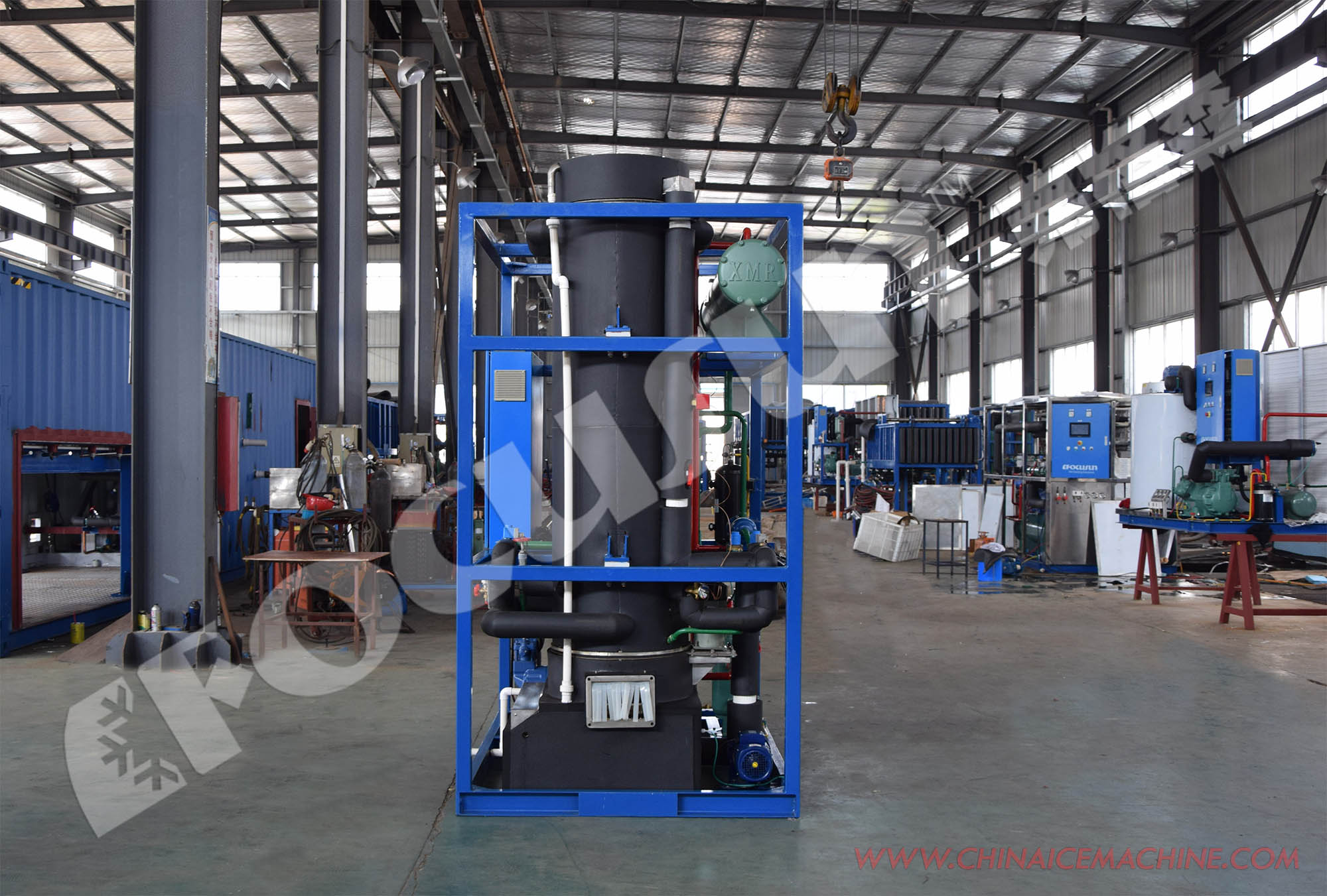 1-20Tons/day Industrial Tube Ice Machine Energy Saving Consumption of Electricity Good