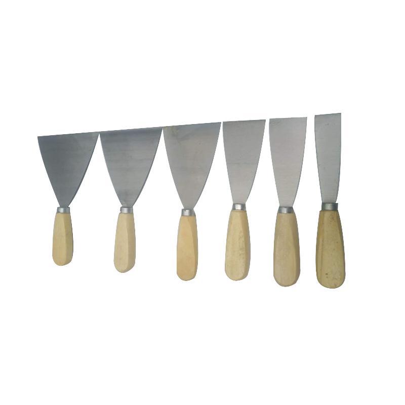 Stainless Steel Blade Wood Handle Scraper Putty Knife for Custom Logo Personalization