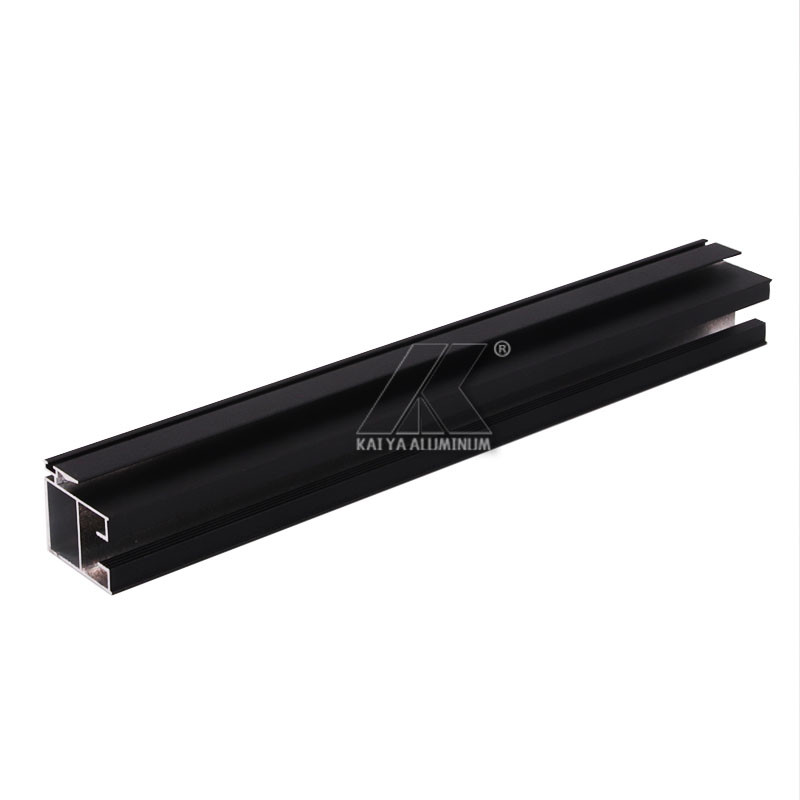 Brown Powder Coating 6063 T5 Aluminum Window Frame Extrusions
