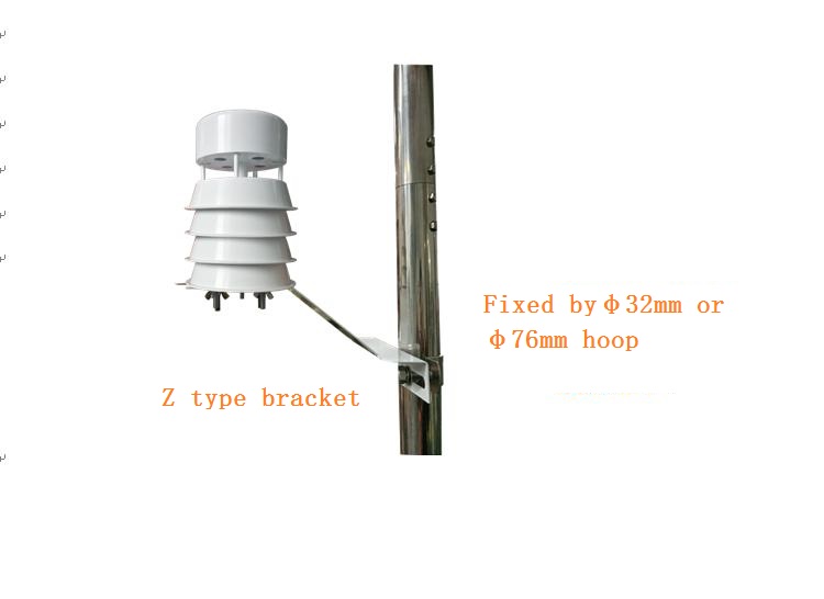 5 in 1 Temperature Humidity Pressure Anemometer Ultrasonic Wind Speed Direction Sensor