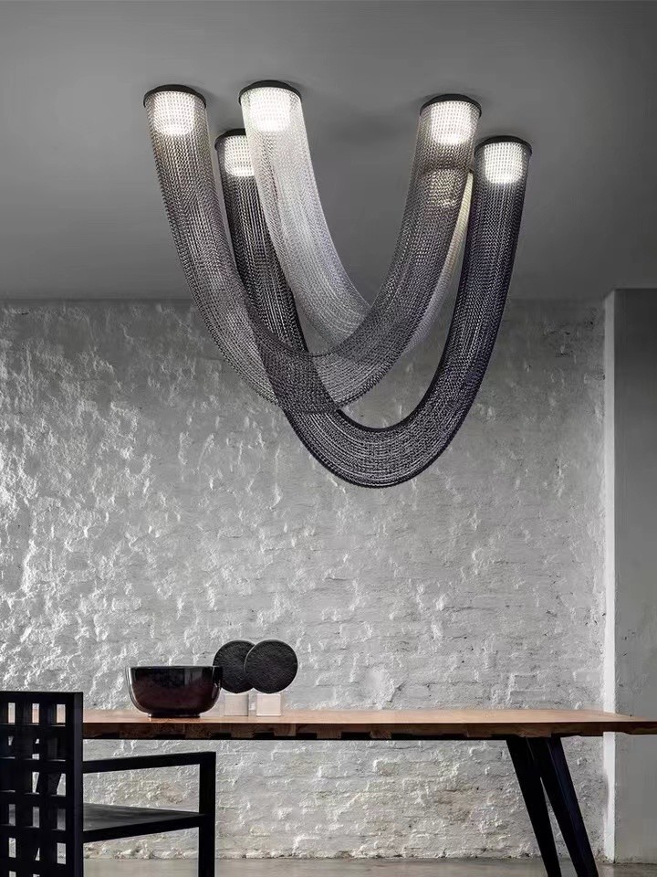 LED Black Coffee Office Decoration Indoor Living Room Led Ceiling Lamp Fixtures