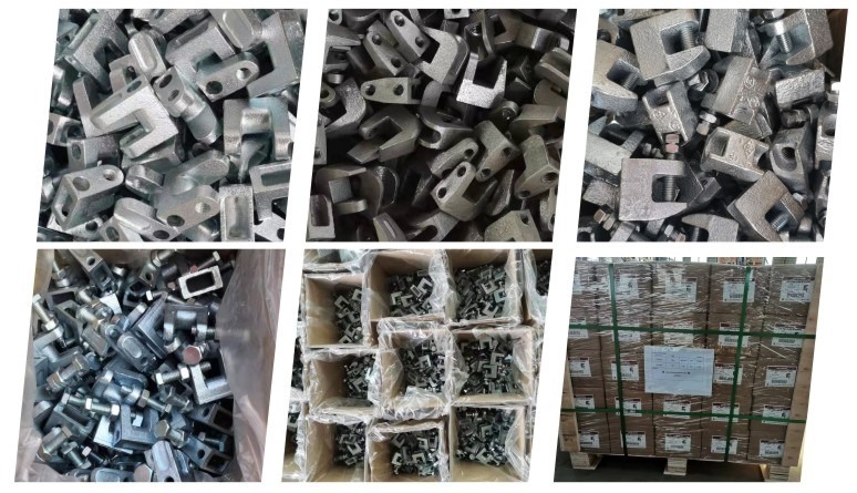High Quality Galvanized Malleable Iron Cast Complete Specifications Beam Clamp Jaws Clamp Girder Clamp
