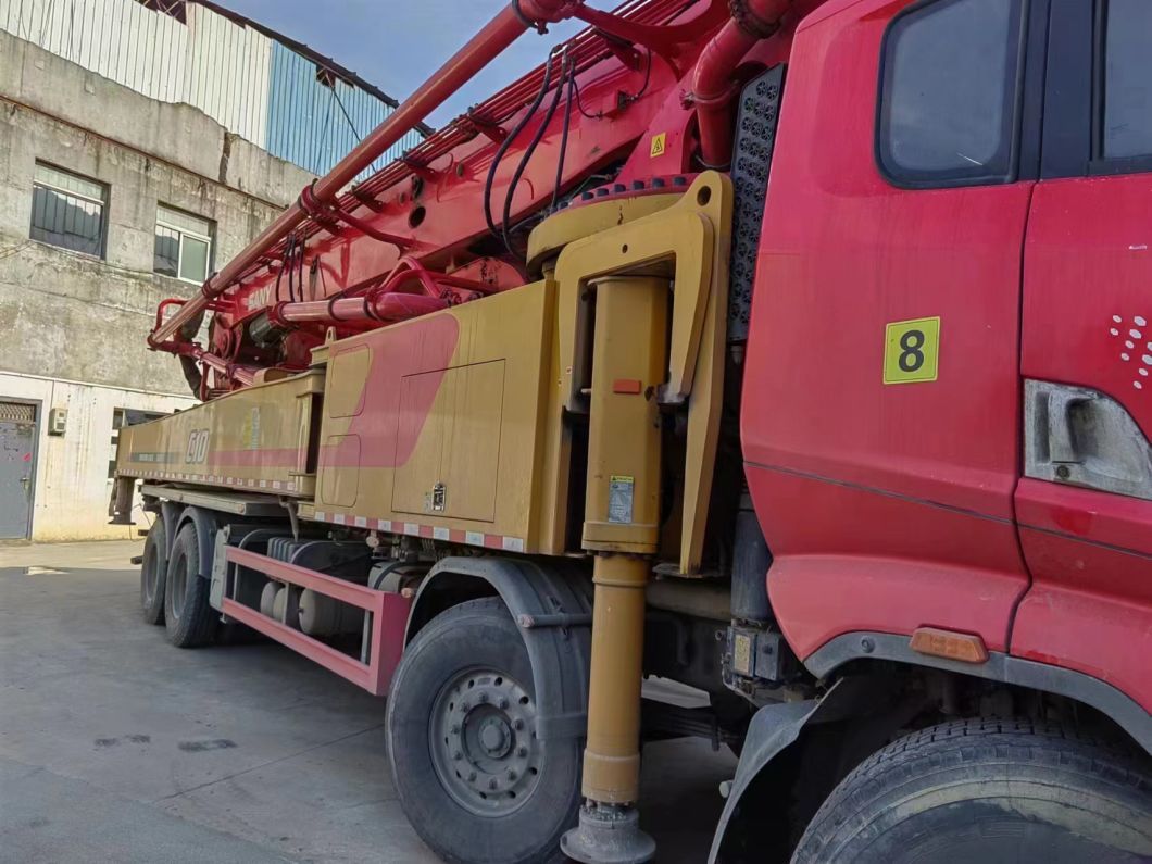 Good Original Condition Stable Working 2021 Sy 60m Concrete Pump Batching Plant Used Mobile Pump Sale Is Attractive Price