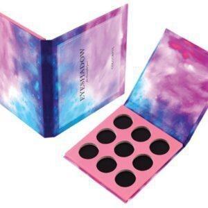 China 9 Grids Empty Magnetic Eyeshadow Palette Square Eye Shadow Palette Packaging Box on sale