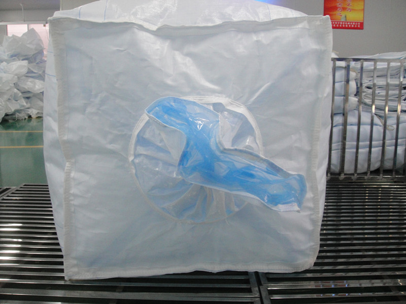 Industry one Ton Bulk Bags / FIBC Bags woven polypropylene bags with PE liner food grade AIB certificate
