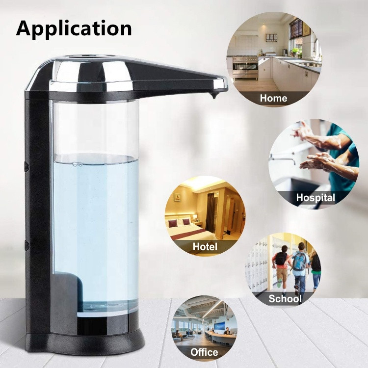 500ML Automatic Alcohol Gel Dispenser FCC Bathroom Battery Operated