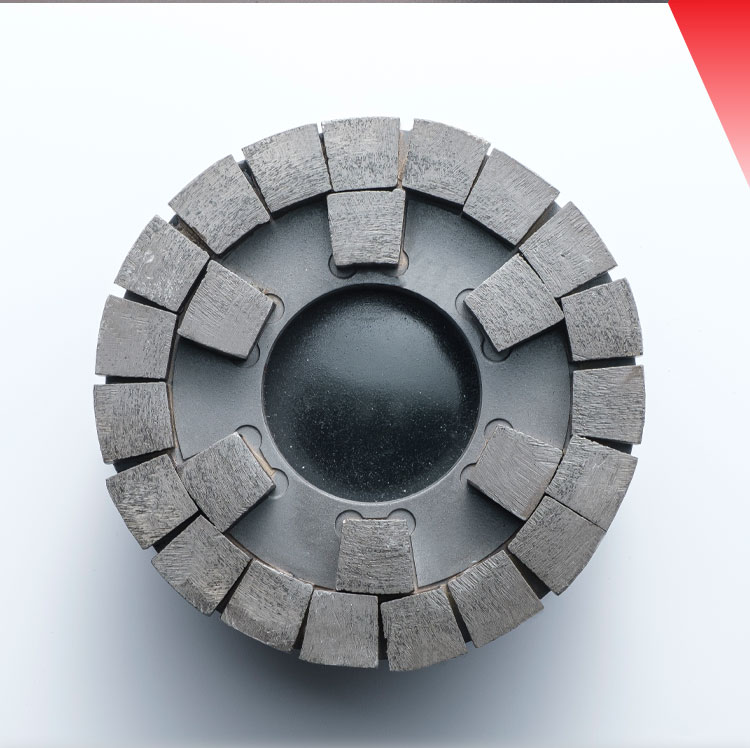 Metal Powder Diamond Satellite Wheel for Polishing Granite Slab 130mm Customized
