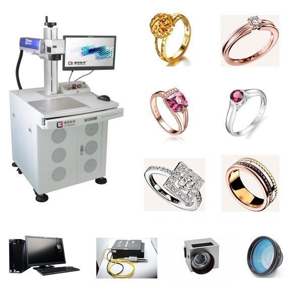Professional Portable Fiber Laser Marking Machine Stainless Steel Scoop Cup LB - MF20