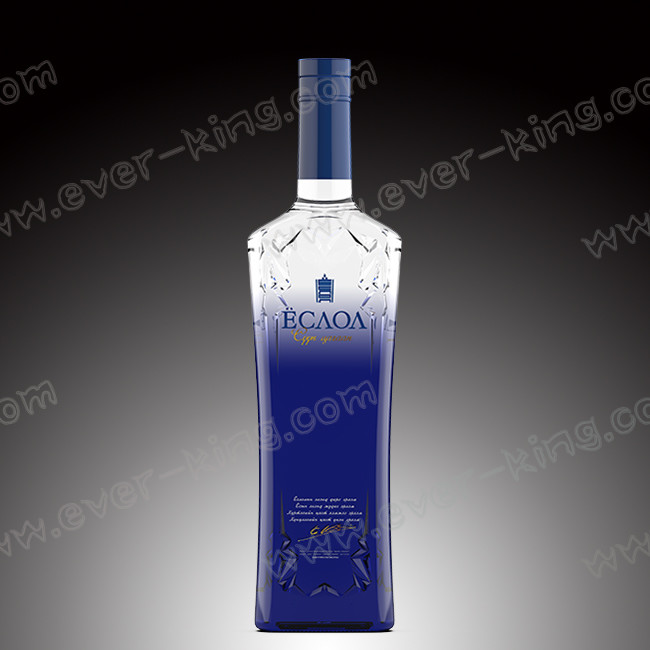 Label Printing ODM SGS Fancy Glass Bottles For Liquor