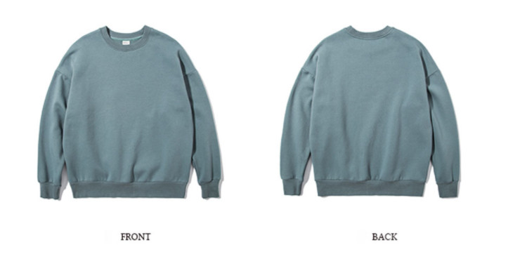 Women Blank Oversized Sweatshirts Unisex Premium Blank Crewneck Sweatshirt