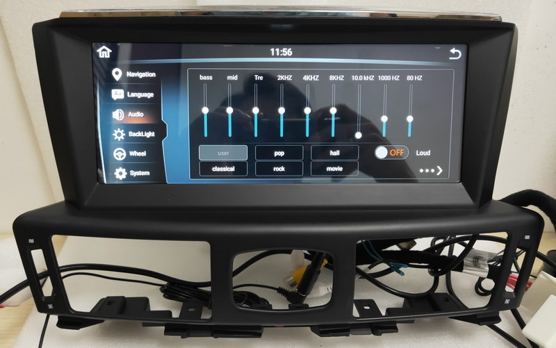 Ouchuangbo PX6 car audio gps stereo for Infiniti Q70 Q70L M25 M35 M37 M56 MX56 android 8.1 OS 4GB+64GB