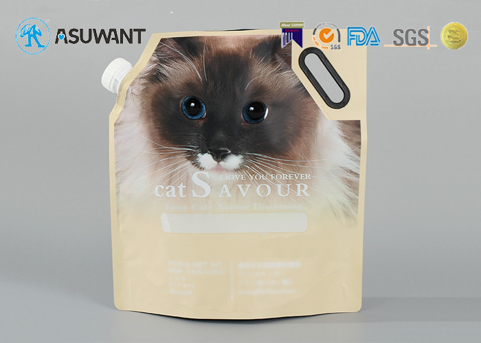 Gravure Printing MOPP VMPET Cat Food Packaging Bag