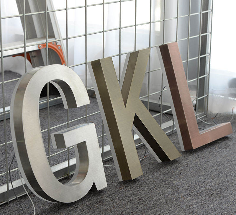 Wholesale Cheapest Made Led Signs 3D Metal Logo Sign Outdoor Backlit Letter Signage