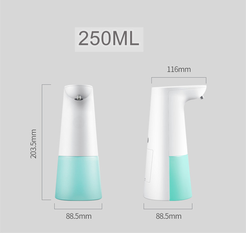 Green Touchless Hand Sanitizer Machine ROHS ABS Battery Operated