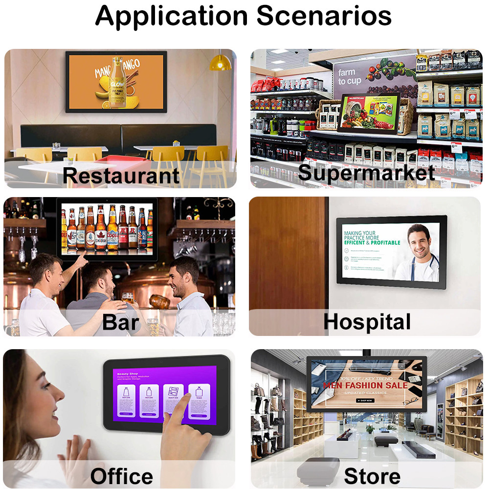 55 Inch Tablet With Capacitive Touch Screen Android 5.1/6.0/8.1 System 1920x1080 3288 Smart Digital Signage
