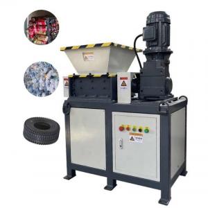 China Dual Shaft Industrial Garden Waste Shredder Low Noise Glass Crushing Equipment on sale