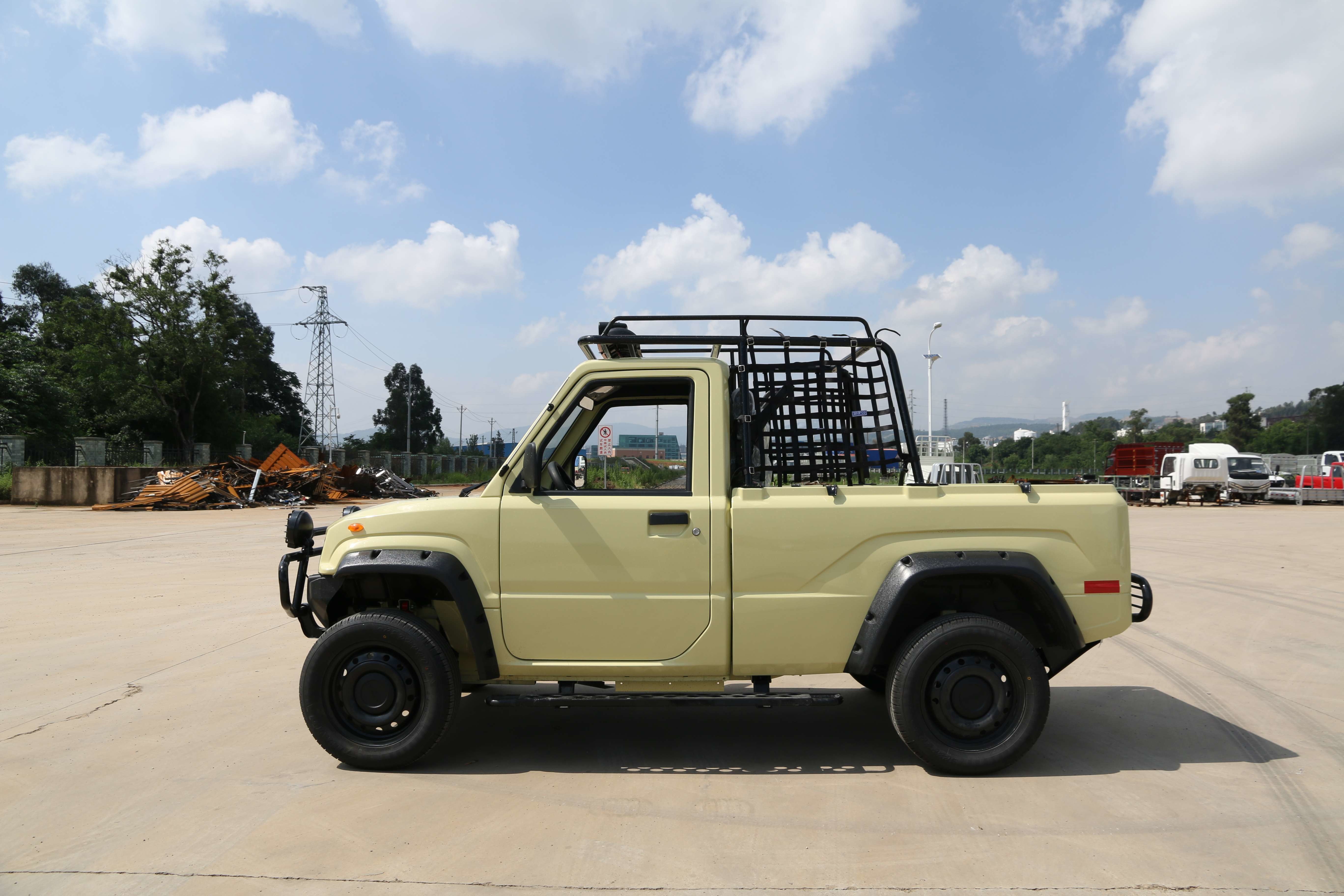 Auto New Energy Electric Vehicle Off-Road Pickup LFP Battery Four Wheel Drive 2 Seats