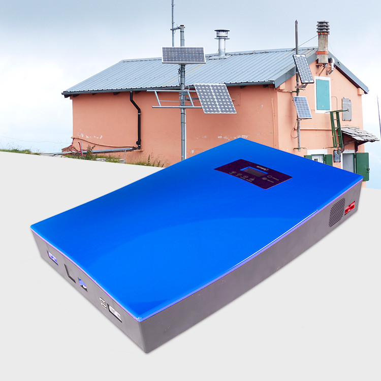 Multifunctional Off Grid Solar System 12 Volt Complete Home Systems 15A Blue LiFePO4 Battery
