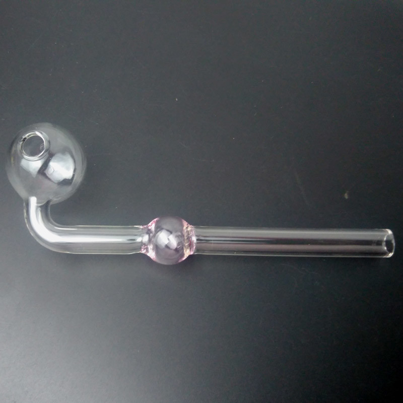 Durable 5.5'' Curved Glass Smoking Pipe Gift Items Customized Shape