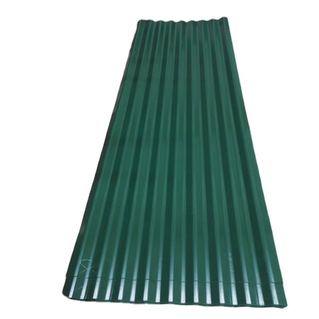 Deep Green Color Sunlight Roofing Sheets Corrugated Prepainted Galvanized Roof Steel Sheets 10ft