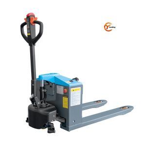 Buy cheap Pedestrian Full Electric Pallet Jack Forklift 800W Lift Motor Powered from wholesalers