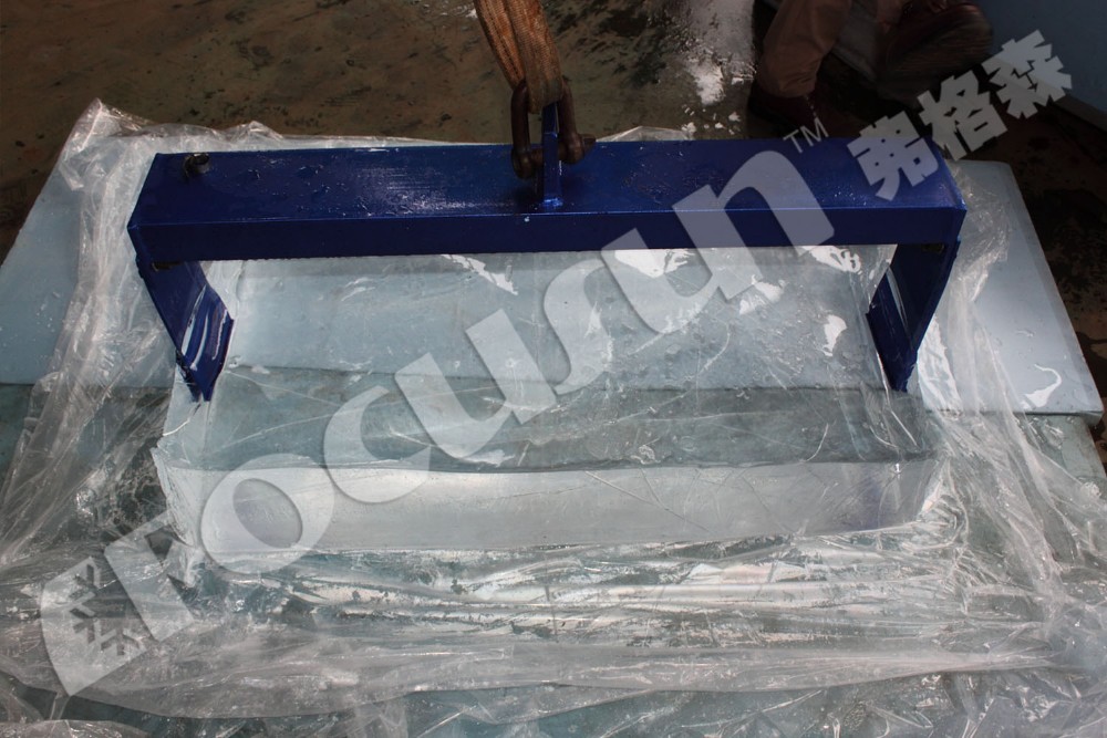 135kg Per Block Direct Refrigeration Ice Block Machine for Transparent Ice Production