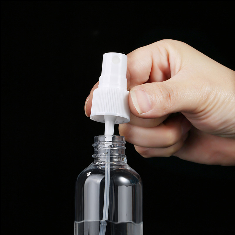 20ml30ml50ml60ml100mlPET Round Fine Mist Spray Bottle Plastic Container Custom Logo Pump Sprayer for Beach and Pool Days