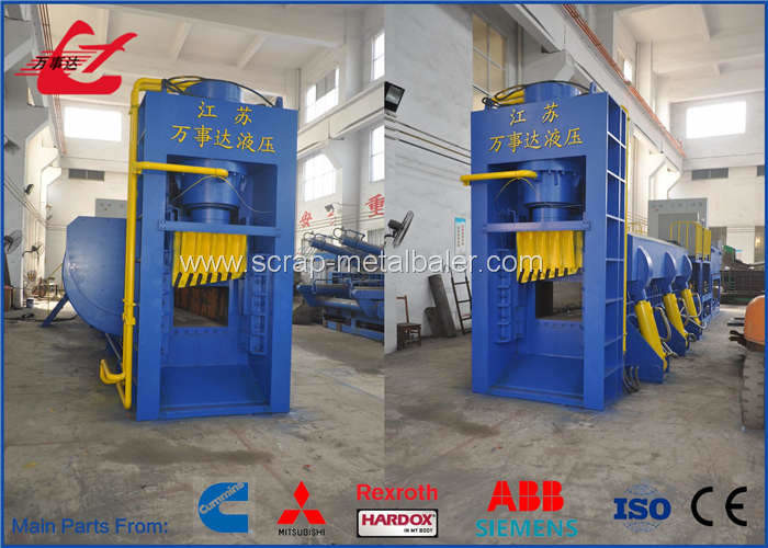 Waste Car Shell Shear Baler Equipment For Car Reyccling Yards , Customize Press Room
