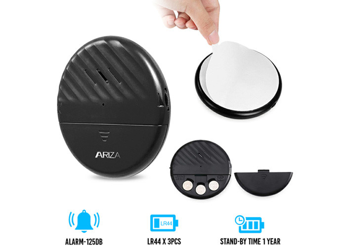 Ariza Wireless Vibration Security Alarm Simple Peel For Window