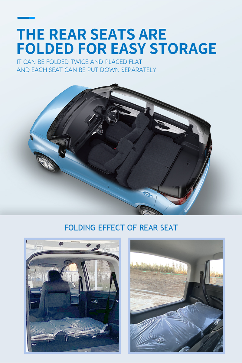 300km Long Range High Speed Blaval Mini EV Auto Electric Mini Car with Touch Screen and Maximum Torque Nm of 100-200Nm