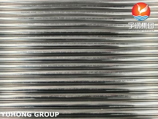 Quality ASME SA249 TP304 Stainless Steel Welded Tubes For Heat Exchanger Equipment for sale