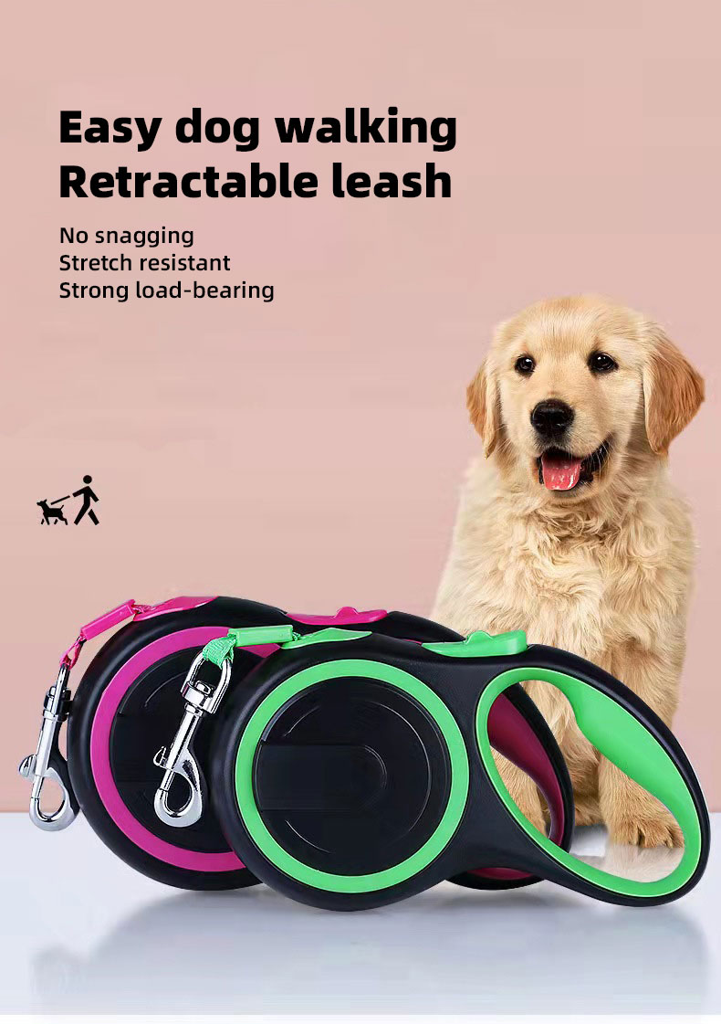 Traction Rope Simple Style Dogs Adjustable pet Leashes multi-color wlking