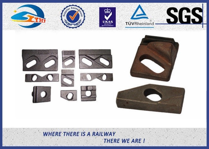 Plain Color Carbon Steel Elastic Rail Clips / Crane Clip Cast Iron