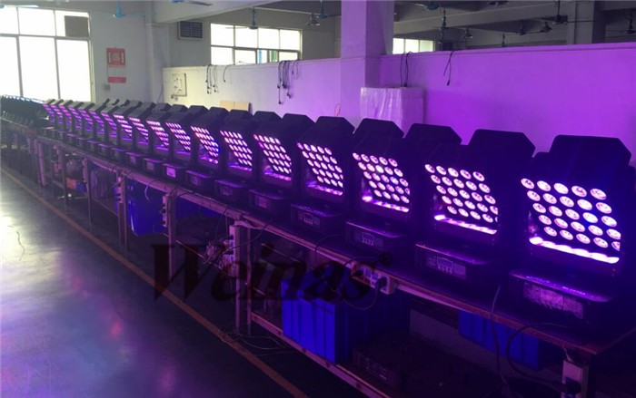 25X10w RGBW LED Zoom Moving Head Light 4 In 1 Matrix Stage Light 5X5 25 Heads