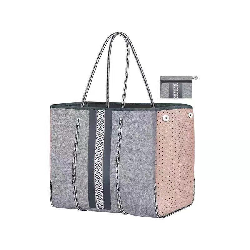 Diving material Gym Bags Men Women Training Fitness Travel Handbag Yoga Mat Sport Bag with shoes Compartment