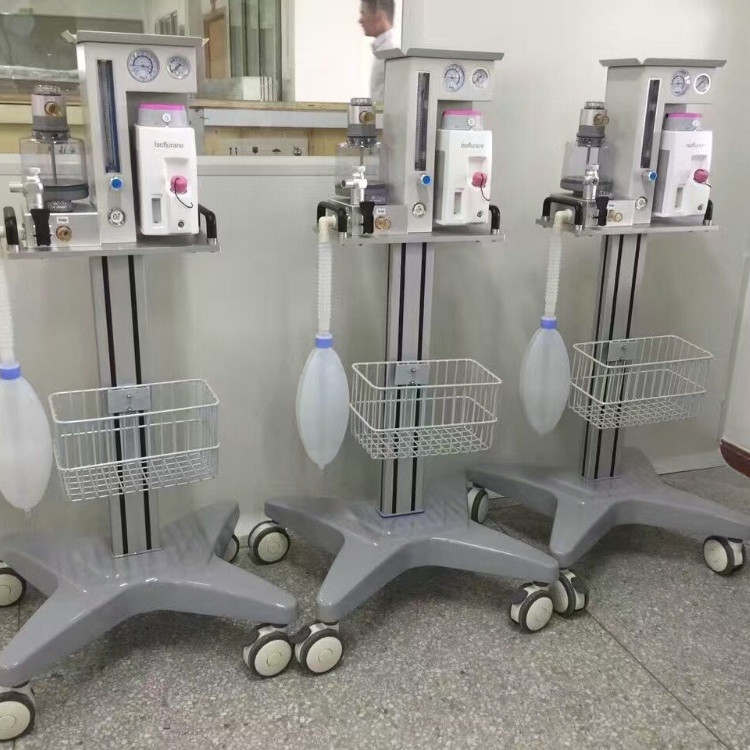 O2 Veterinary Anesthesia Ventilator 280kPa-600kPa Vet Anaesthetic Machine DM6C