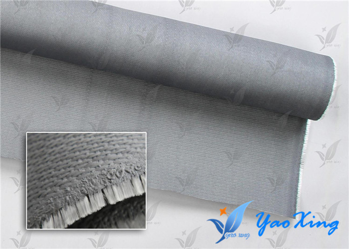 Abrasion Resistance PU Coated Fabric Flame Retardant For Industrial Gray Colour