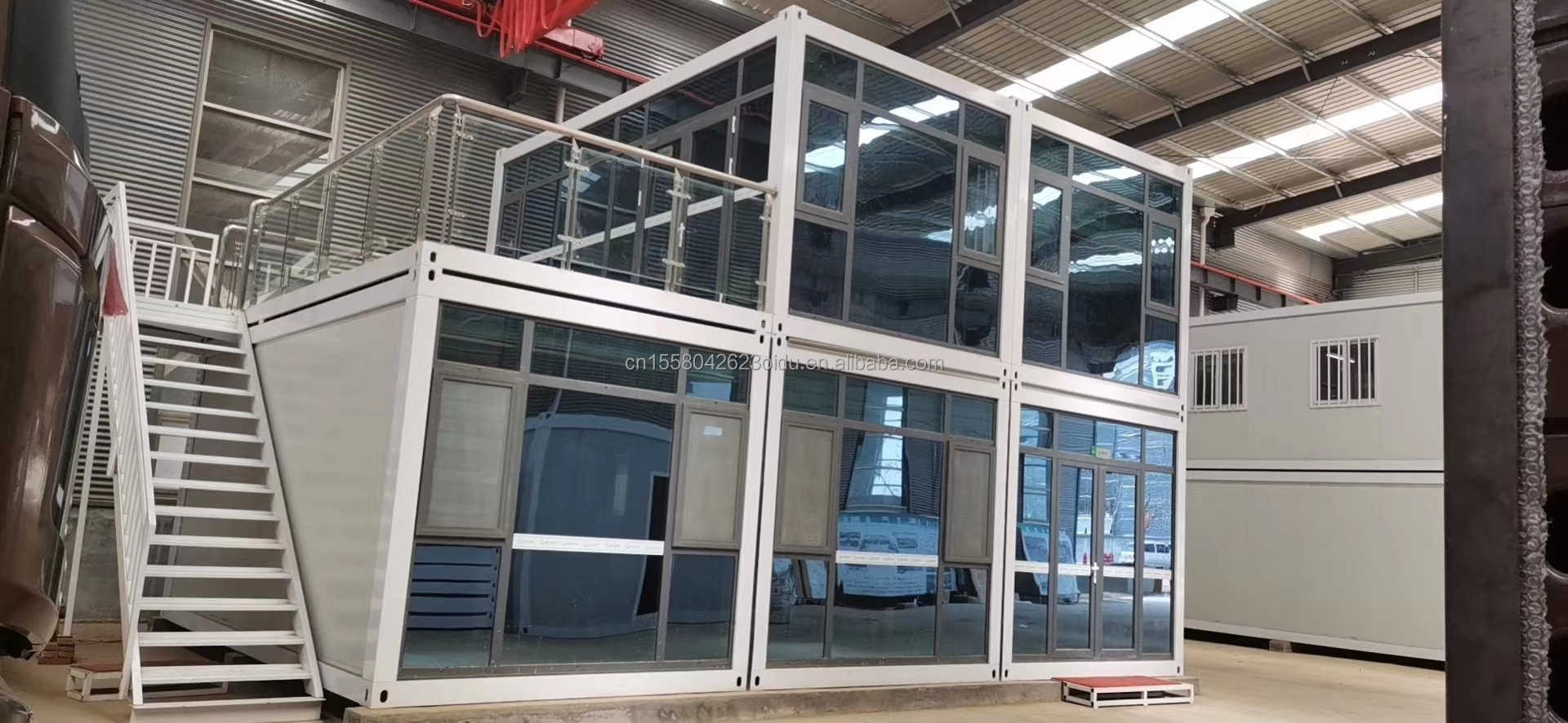 Modern Design 20ft Container Mobile House for Temporary Construction Site Migrant Workers' Living Quarters Solution