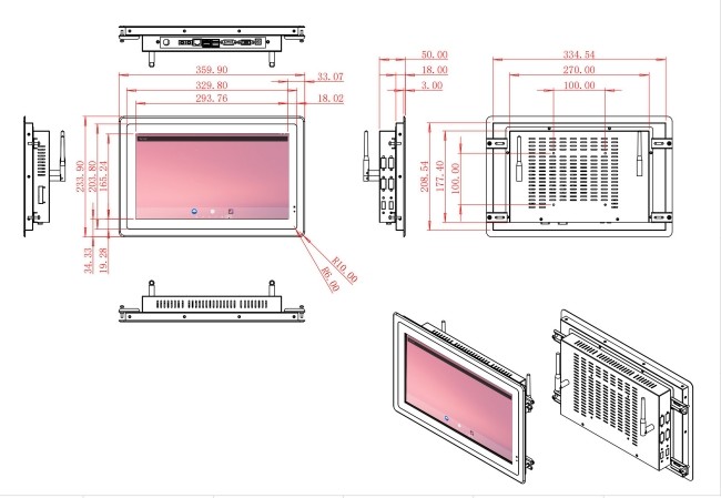 13.3-Inch Android Monitor Built for Interactive Retail and Public Applications