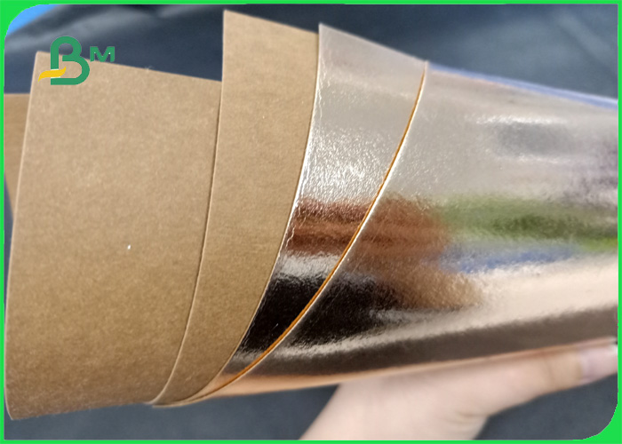 0.3 0.55 0.8mm wear resisting rose gold color Washable kraft paper for child bags