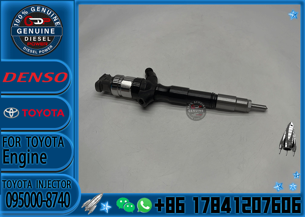 Common Rail Injector 23670-09360 095000-8740 for TOYOTA engine 2KD-FTV