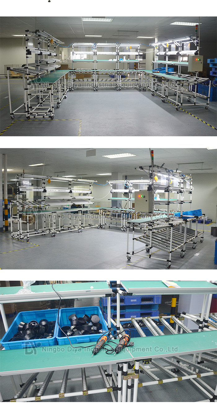 Anti Static ESD Safe Workstation Stainless Steel Frame For Factory Assembly Line