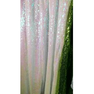 Buy cheap Wholesale Embroidered Pink Sequin Fabric Knitted Spangle Sequin Fabric product