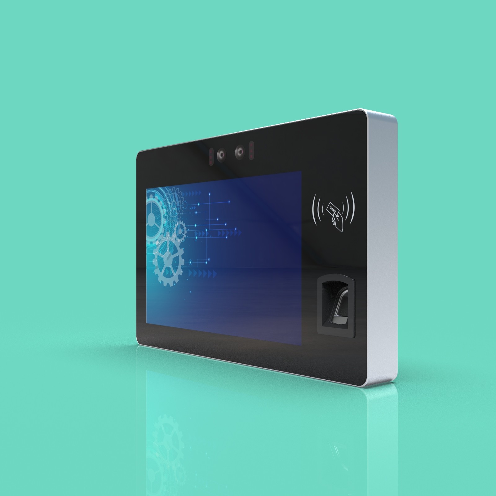 JP1101 Face Recognition & Fingerprint Access Control Terminal Powered by Android 11 offering a rich application ecosystem