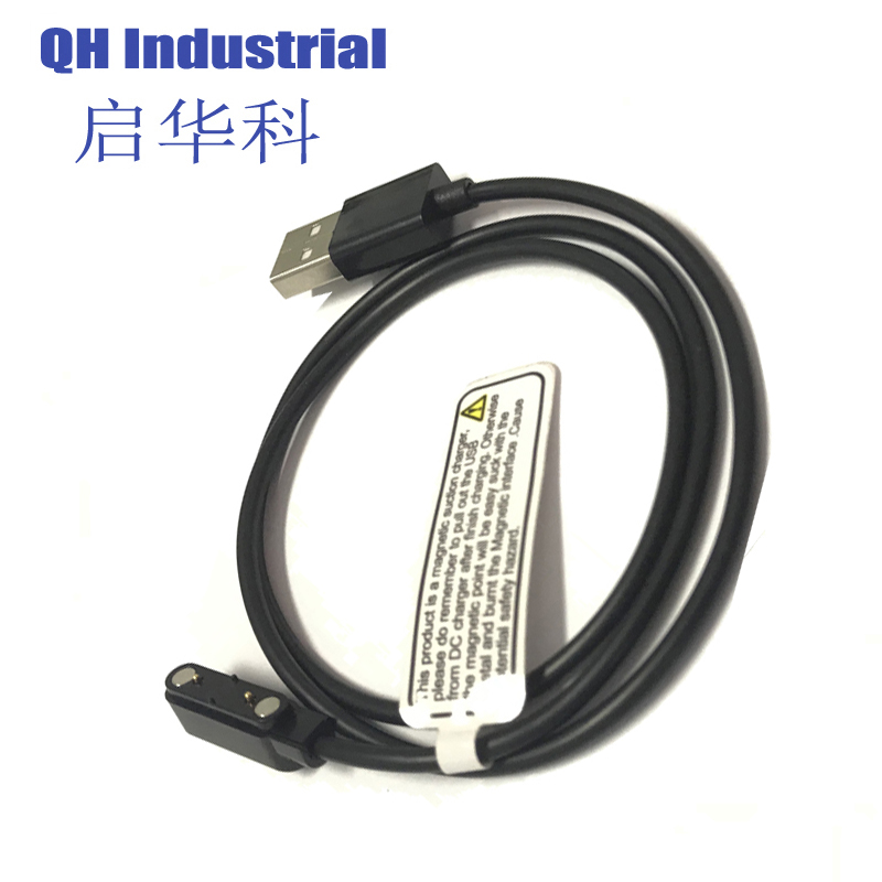 2Pin 10.2mm Pitch Body Brass Amphenol Screw Type Pin Cap Magnetic Pogo Pin Charger Connector