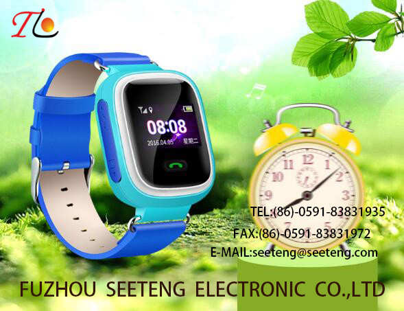 wholesale smart watch Wear Phone multi-function watch alloy case quartz watch fashion watch concise style blue pu strap