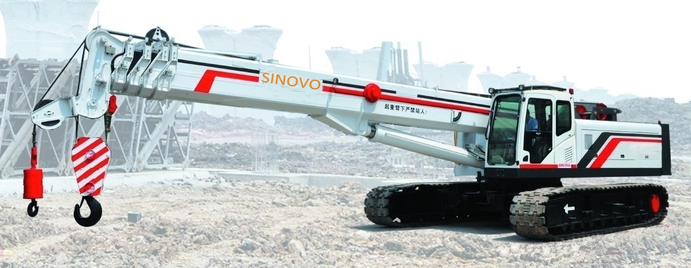 Telescopic Hydraulic Crawler Crane SQ250A 37Ton Lattice Boom Crane with Low Price for Sale