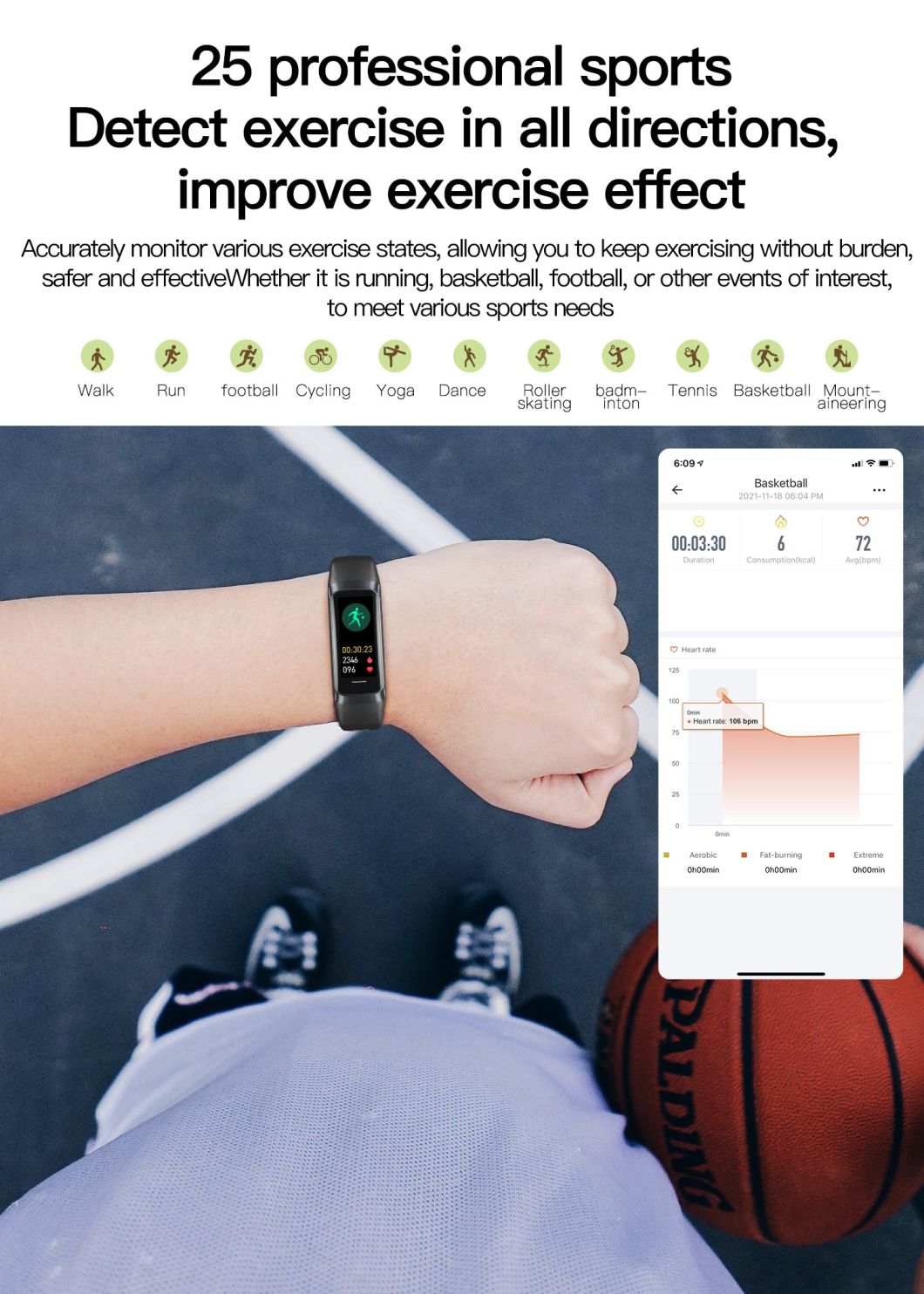 Reloj Inteligentes Zc60 Bracelet Bt Call Wireless Charging Smart Watch Zc60 M4 M6 Information Receiving Smart Watch Bracelet