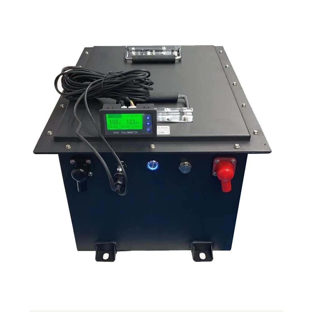 LiFePO4 Golf Cart 48V 51.2V 100Ah Lithium Iron LFP Batteries with LCD LED Display / Charger