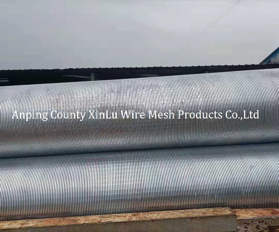 14 Inch Wire Wrapped Screens Q195 Low Carbon Galvanized Water Well Screens